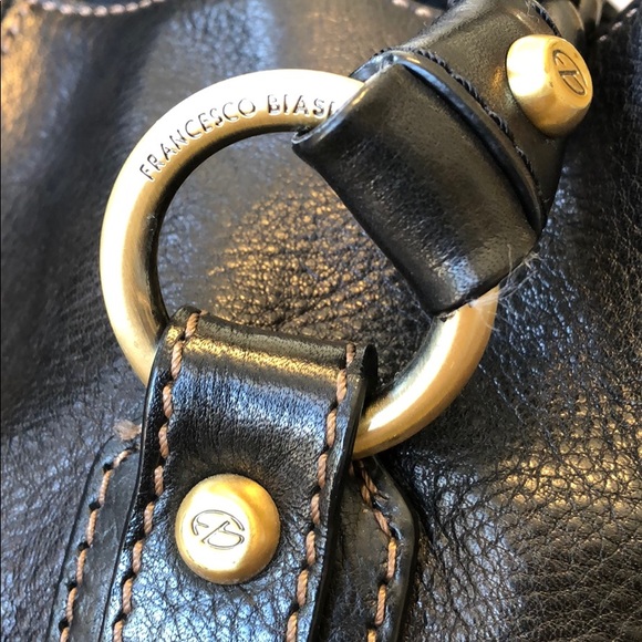 Francesco Biasia Black leather bag. - Picture 8 of 8